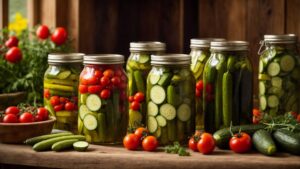 jars of pickles